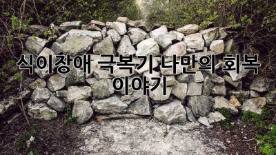 식이장애 극복기: 나만의 회복 이야기